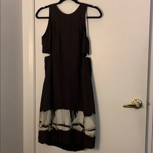 Halston Heritage black dress.